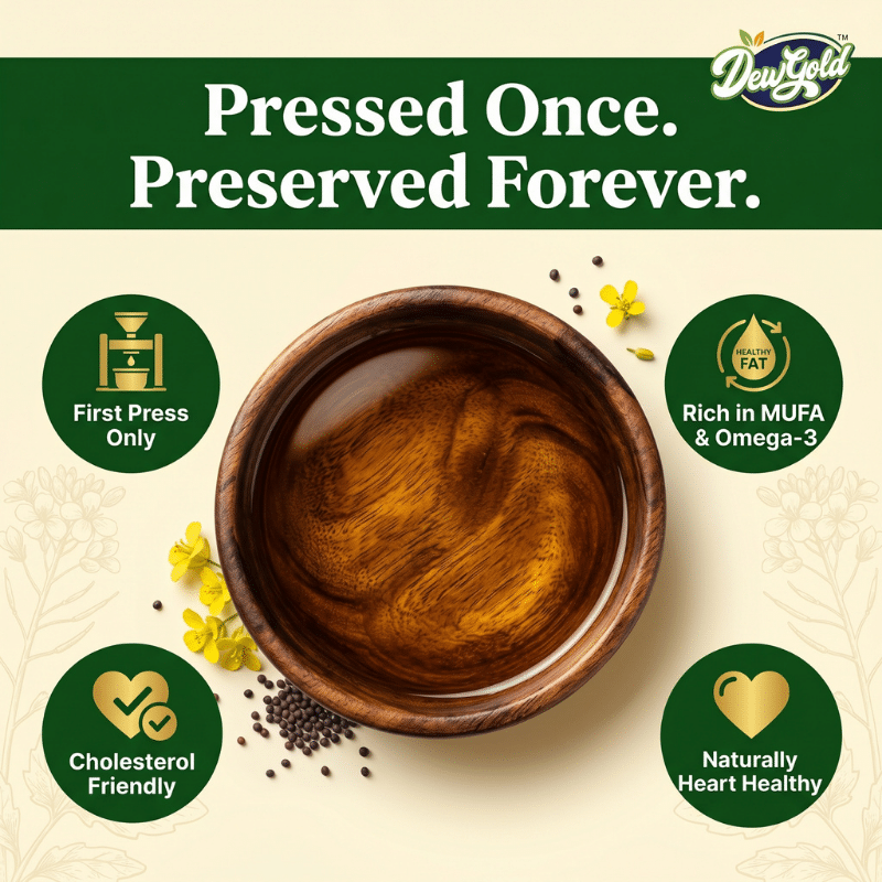 Cold Pressed Virgin Black Mustard Oil