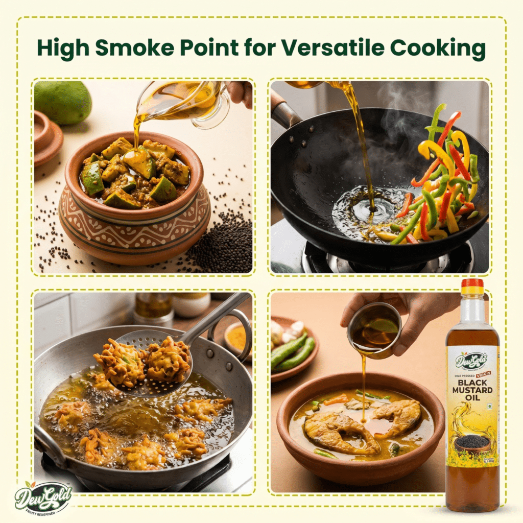 Cold Pressed Virgin Black Mustard Oil