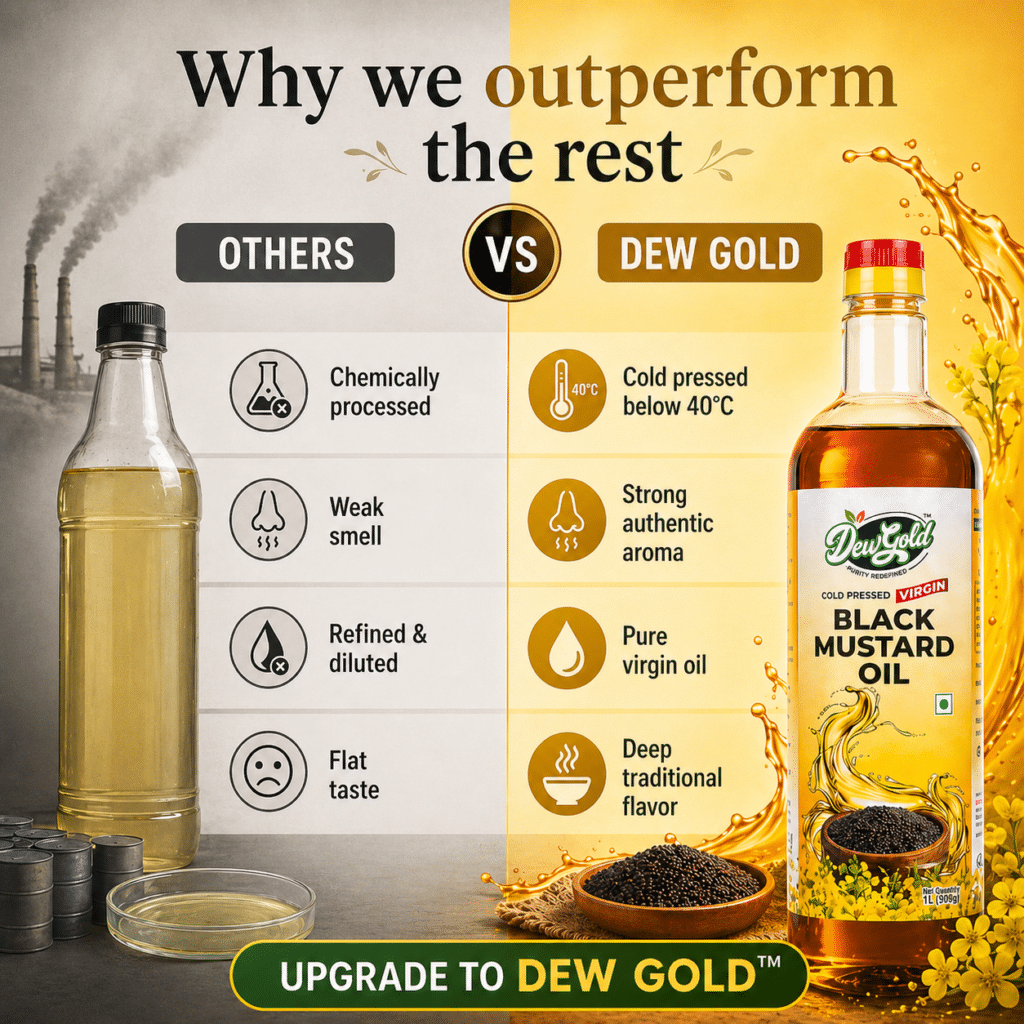 Cold Pressed Virgin Black Mustard Oil